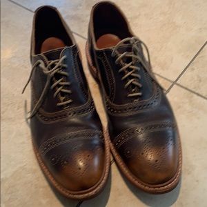 Allen Edmonds Strandmock shoes dark brown 12